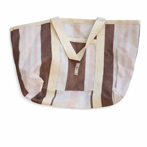 Aerie Striped Mesh Tote Bag NWT